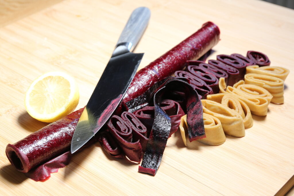 Rhubarb and Elderberry Fruit Leather